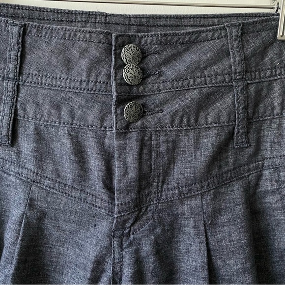 PrAna Lizbeth Hemp Blend Capri Pants in Coal Size 8 - Picture 7 of 14